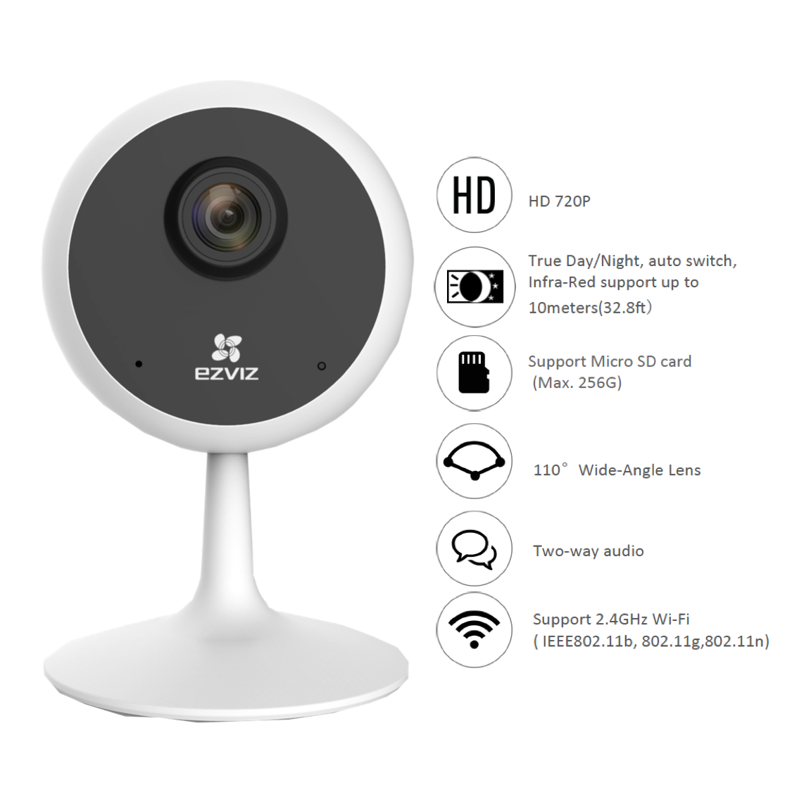 EZVIZ Indoor Wi-Fi Camera(CS-C1C-D0-1D1WFR)